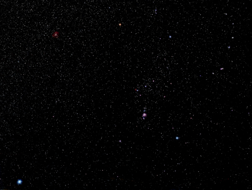Orion and Rosette Nebula