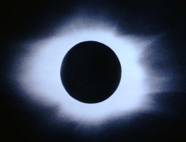 corona during an eclipse
