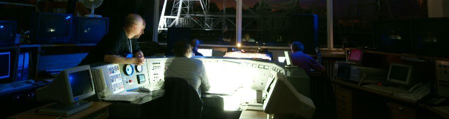 The Control Room during the First Light celebration