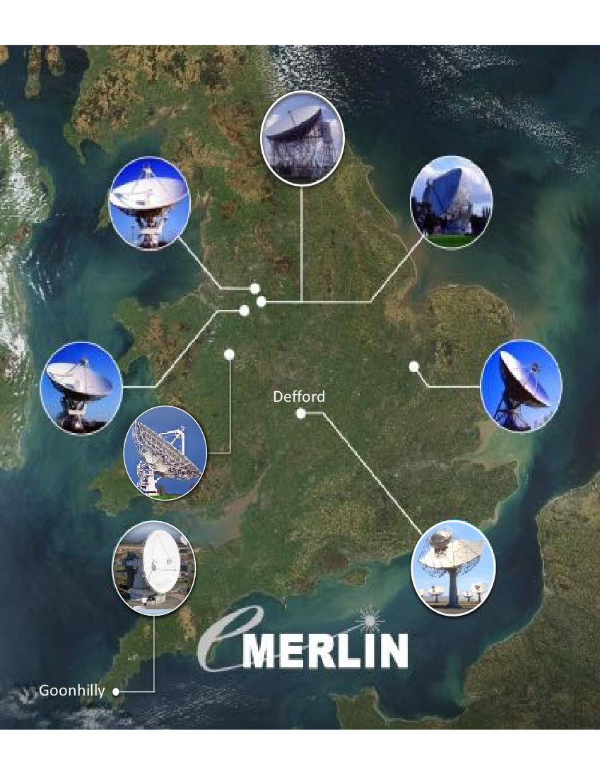 e-MERLIN telescopes