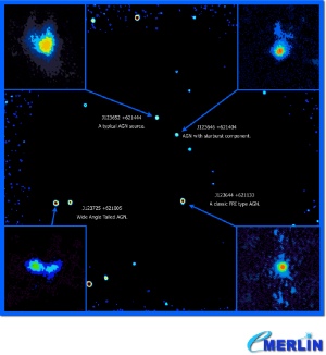 New deep image composedof the Hubble Deep Field from e-MERLIN and EVLA observations