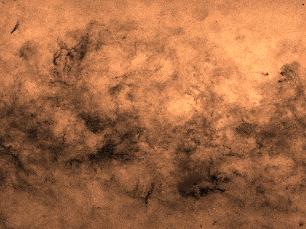 Section of the IPHAS Milky Way image