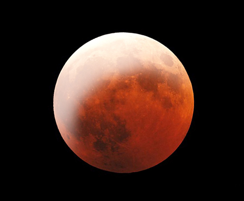 Simulated moon Simulated moon