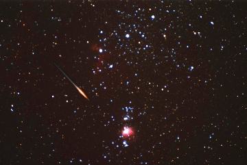 Leonid meteor