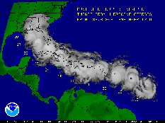 Track of Hurricane George