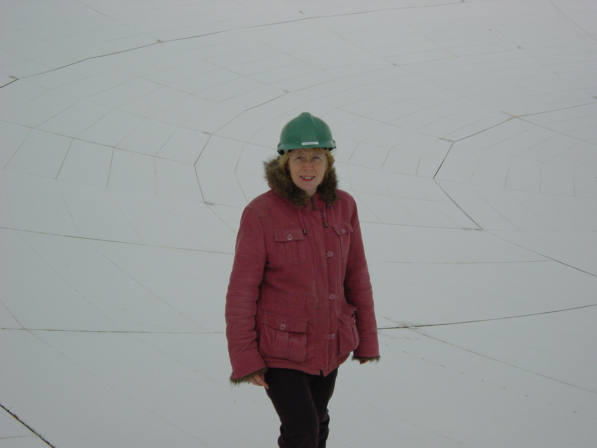 This is me in the Lovell 
telescope bowl.