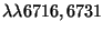 $\lambda\lambda 6716, 6731$