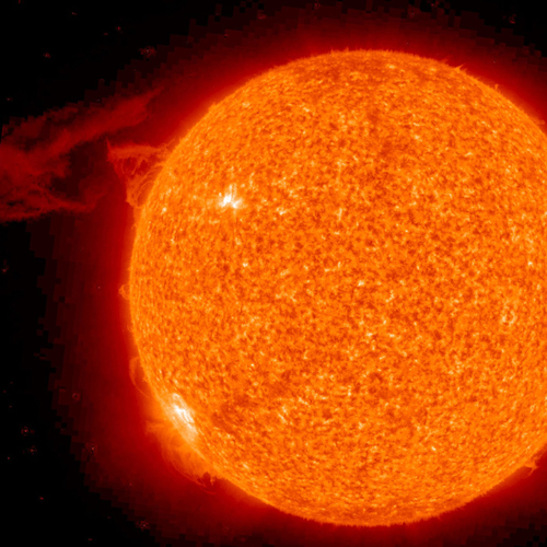 Stereo A image of a giant solar prominence Solar Prominence