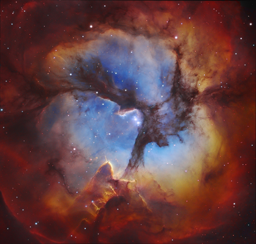 Trifid Nebula, M20 Trifid nebula