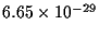 $6.65\times10^{-29}$