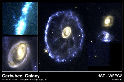 Cartwheel Galaxy: ring galaxy