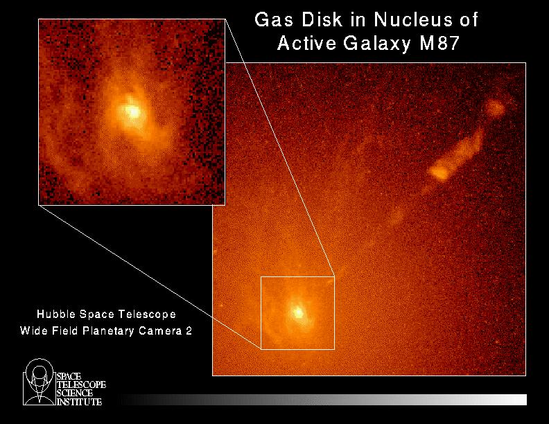 M87's accretion disk at its core