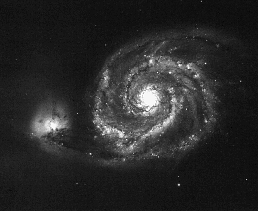 Messier 51---Whirlpool Galaxy