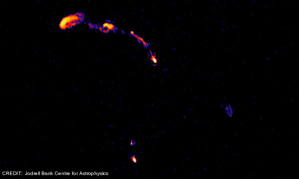 The first image from e-Merlin, showing the December 2011