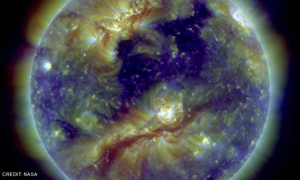 An Ultra-Violet view of the Sun. CREDIT: NASA October 2012