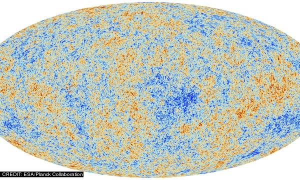 The newest map of the Cosmic Microwave Background Radiation (CMBR) by the Planck collaboration released on 21st March 2013 CREDIT: ESA and the Planck Collaboration March 2013 Extra