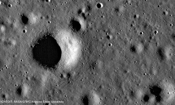 The landing site of Chang'e 3. CREDIT: NASA/GSFC/Arizona State University December 2013 Extra