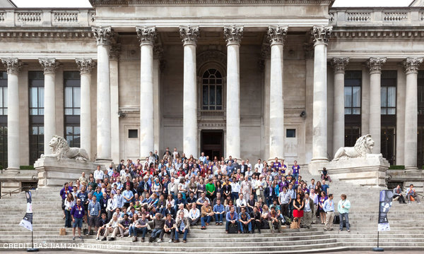 National Astronomy Meeting group photo in Portsmouth. CREDIT: RAS/NAM 2014 organisers NAM 2014