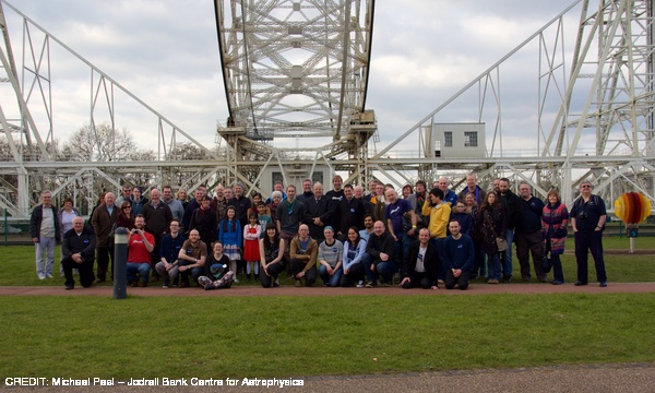 The Jodcast and listeners, together at Jodrell Bank CREDIT: Michael Peel - Jodrell Bank Centre for Astrophysics March 2016
