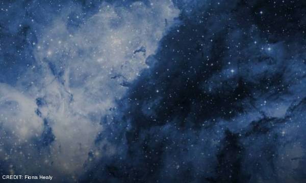 A mysterious starry background - the JodCast has a new face! CREDIT: Fiona Healy April 2018
