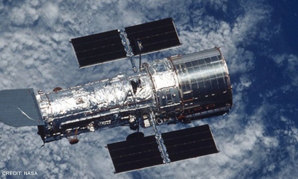 The Hubble Space Telescope in orbit. (NASA photo) CREDIT: NASA February 2019