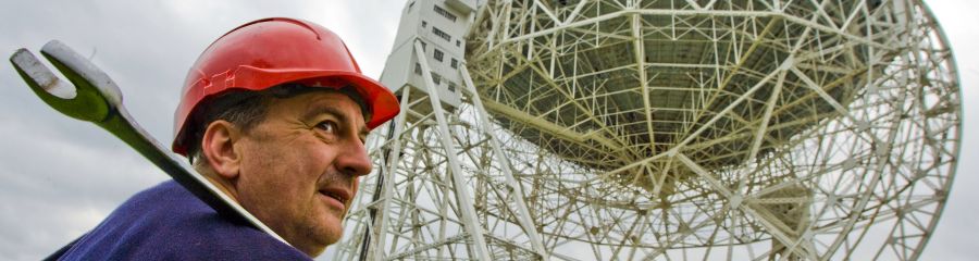 Jodrell Bank engineer Phil Clarke - Photo by Ed Swinden Jodrell Bank engineer Phil Clarke - Photo by Ed Swinden