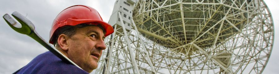 Jodrell Bank engineer Phil Clarke - Photo by Ed Swinden