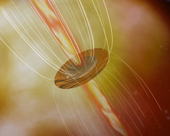 Artist impression of Cepheus A