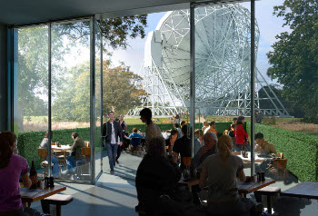 Artist impression of planned Jodrell Bank Discovery Centre