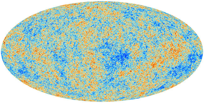Planck map of the CMB.