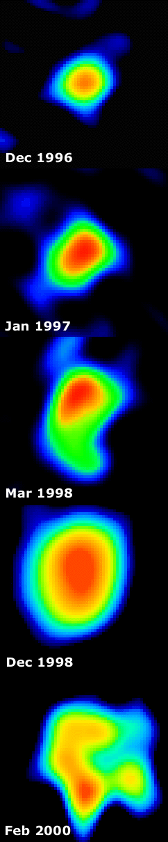 MERLIN images of nova V723 Cas