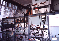 The Receiver Racks in the Lovell Observing Room