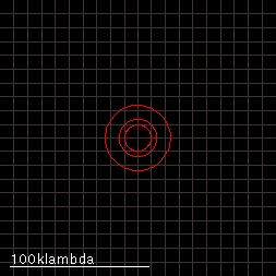 The VRI uv-coverage plot